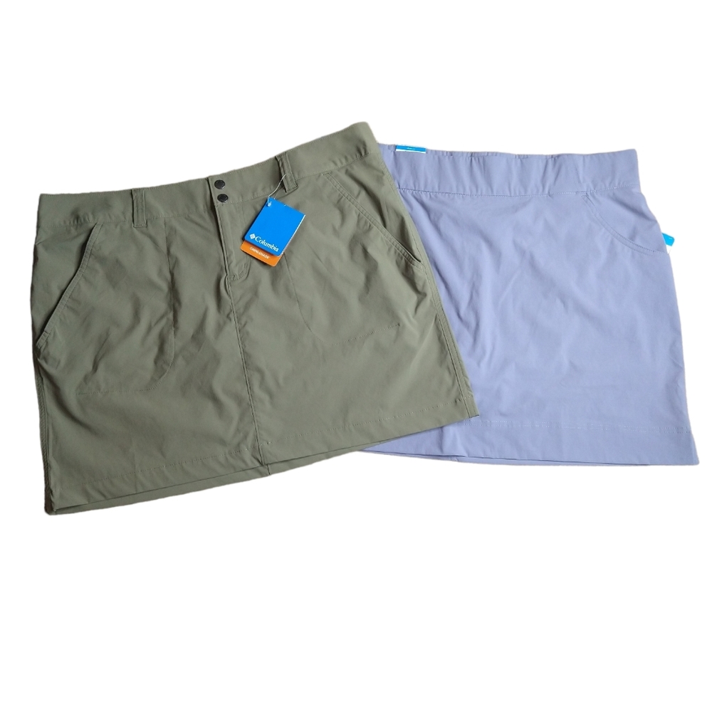 Bundle of 2 Columbia Sportswear Company Women Omni-shield Skort Size 1X